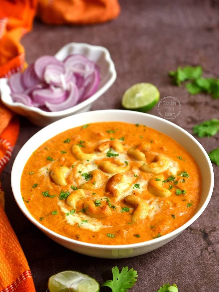 Kaju Masala with Jeera Rice